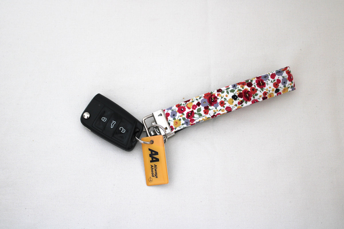 Poppy Keychain Wristlet