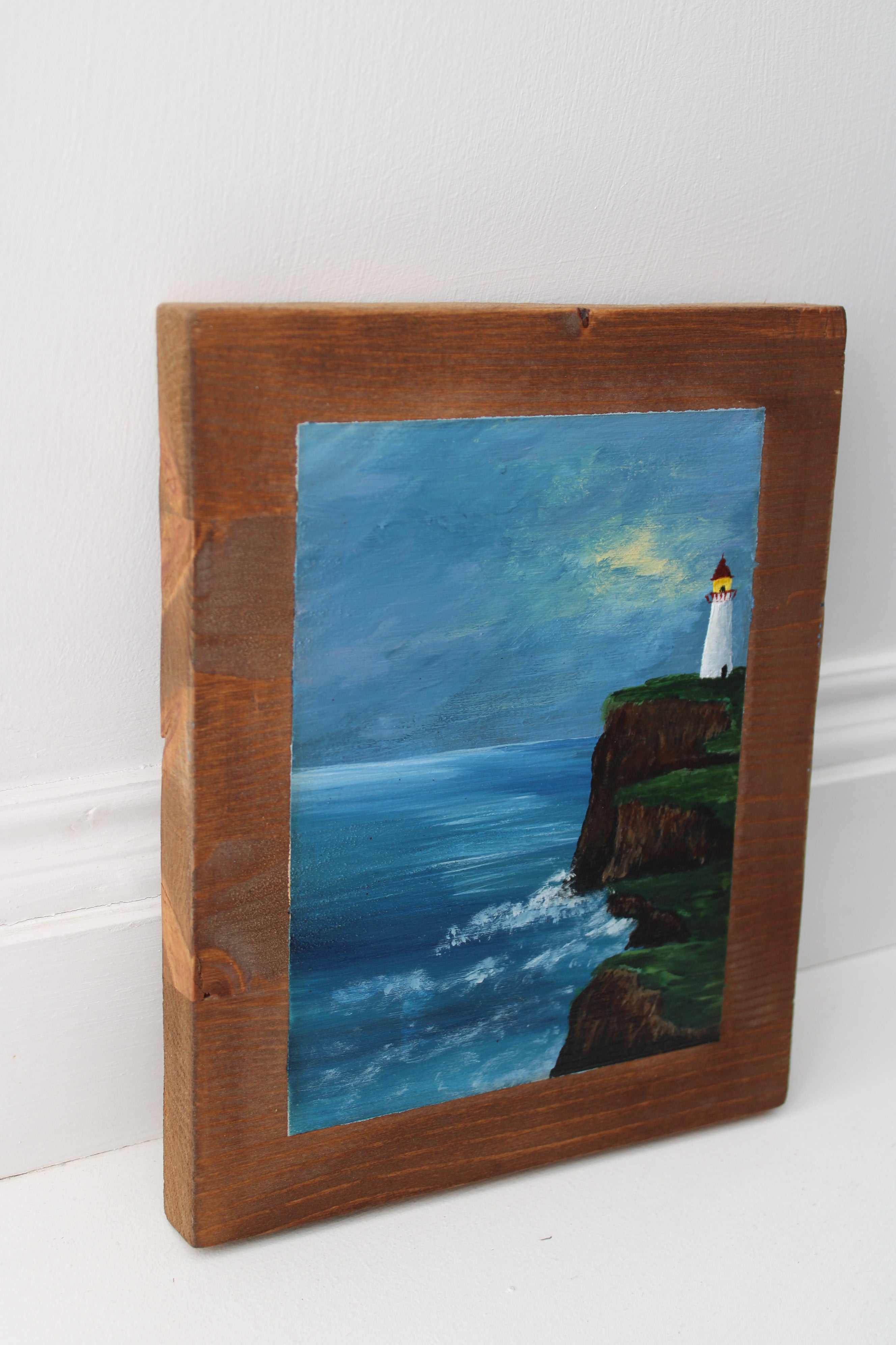 Lighthouse Wooden Plaque