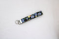 Black Floral Keychain Wrislet