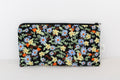 Black Floral Pencil Case