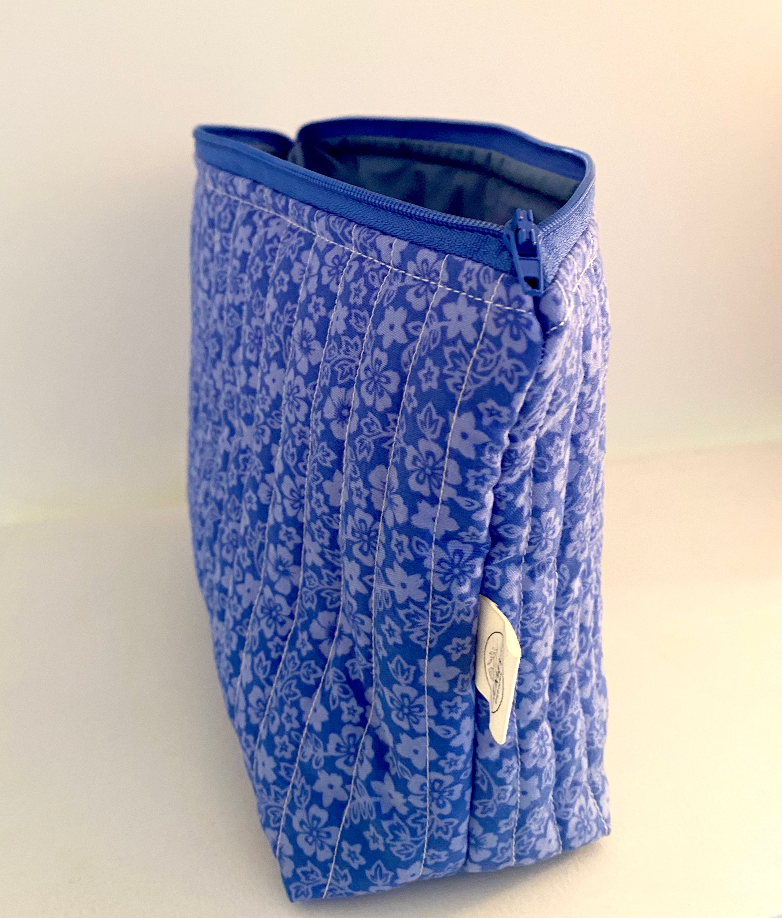 Blue Floral Pouch