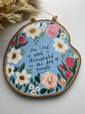 "The Lord is Good"- Large Wooden Round