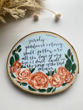 "Psalm 23:6"- Medium Wooden Round