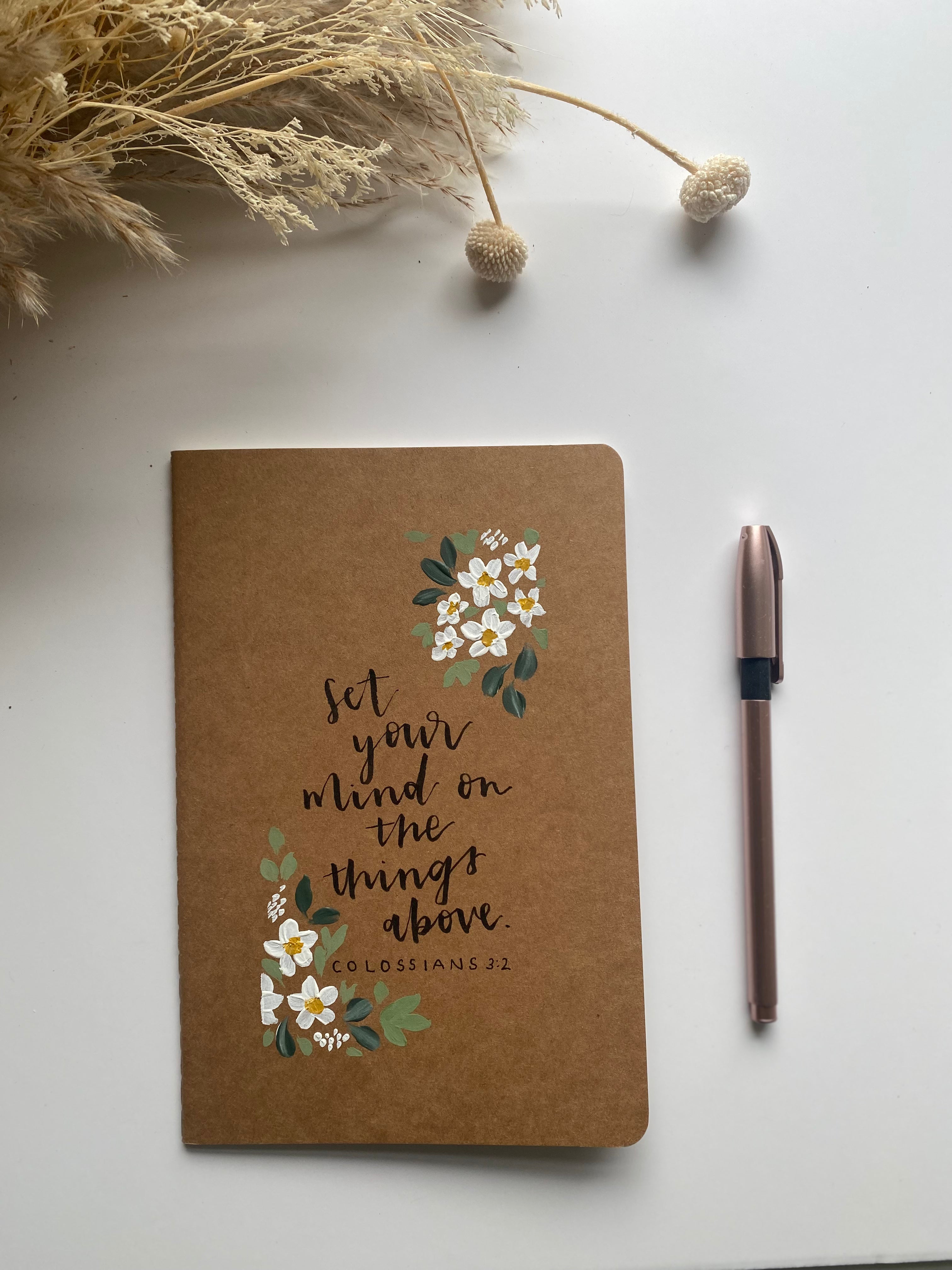 Set your mind on things above- A5 Lined Notebook