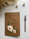 He Makes All Things New- A5 Lined Notbook