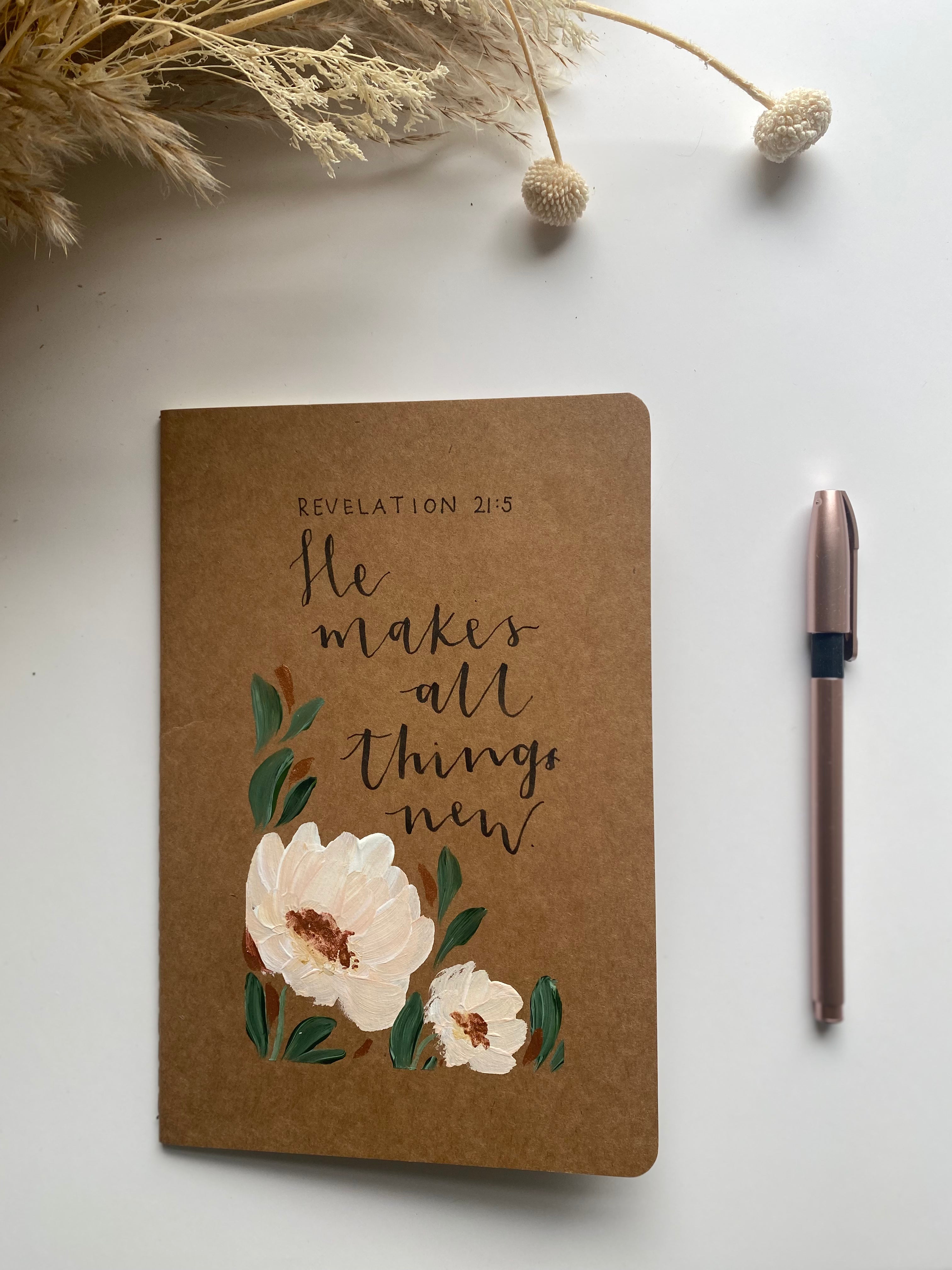 He Makes All Things New- A5 Lined Notbook